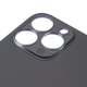 Задня панель корпуса для iPhone 13 Pro Max, сіра, не потрібно знімати скло камери, Original (PRC), Graphite, big hole Прев'ю 1