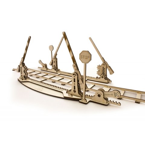 Mechanical 3D Puzzle UGEARS Rails Preview 2