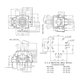 3D Joystick Mechanism compatible with Sony PlayStation 5, (3 pin, yellow, 2.3 KOhm) Preview 1