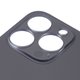 Housing Back Cover compatible with iPhone 13 Pro, (gray, no need to remove the camera glass, Original (PRC), Graphite, big hole) Preview 1