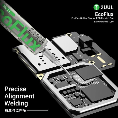 Flux Paste 2UUL SC11, (lead-free, 10 ml, (PCB)) Preview 6
