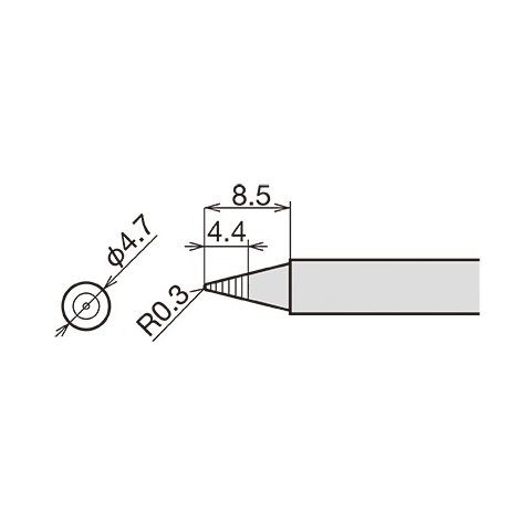 Soldering Iron Tip Goot RX-80HRT-BM Preview 1