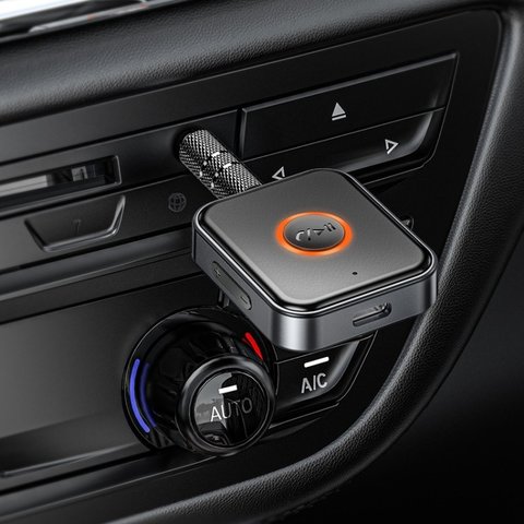 FM Transmitter Borofone BC55, (black, with button, USB type C, TRS 3.5 mm) #6941997772225 Preview 2