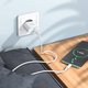 Adaptador de red Hoco C94A, 20 W, Power Delivery (PD), Fast Charge, blanco, con cable USB tipo C - USB tipo C, 1 puerto, #6931474762191 Vista previa  2