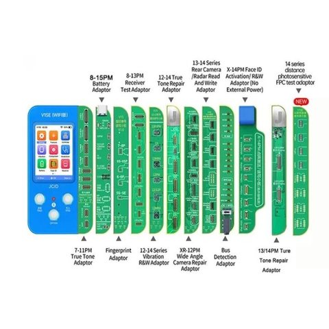 Programador JC V1SE (12 en 1, WiFi) para teléfonos iPhone de series 5 - 15 Vista previa  1