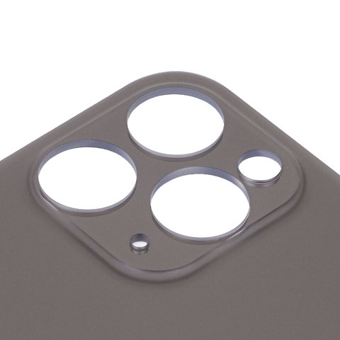 Panel trasero de carcasa puede usarse con iPhone 11 Pro, gris, no es necesario desmontar la cámara, Original (PRC), big hole, matte space gray Vista previa  1
