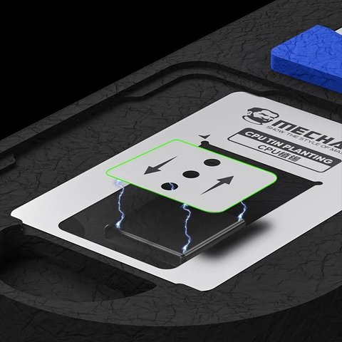 Fijador de placas Mechanic MagTin X, con plantilla BGA, para limpiar CPU, A10-A18 pro Vista previa  2