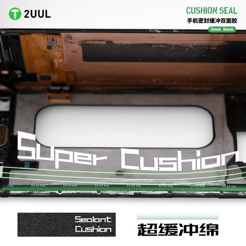 Cinta adhesiva doble faz 2UUL CS01, 3.0 mm, para pegar criatales táctiles, pantallas Vista previa  3