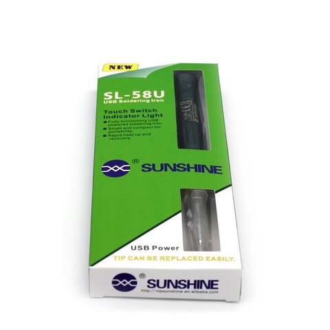 Портативний USB-паяльник Sunshine SL-58U з підставкою Прев'ю 4