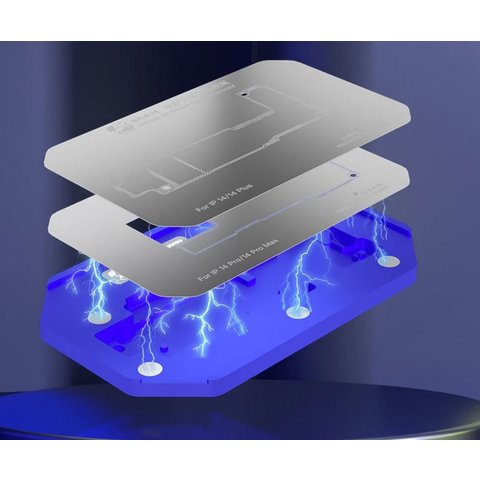 Набор для BGA-реболлинга Mechanic iBGA 14, для ремонта материнских плат, 4 in 1 Превью 1