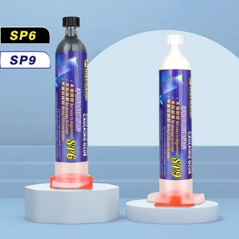 Клей Mechanic SP9, белый, для приклеивания задних крышек, для дисплейных рамок, 30 мл Превью 1