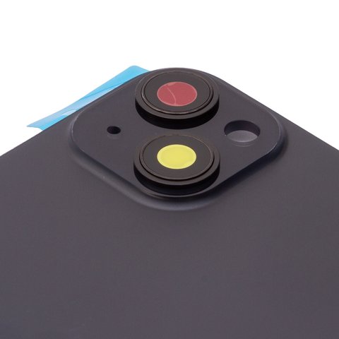 Задня панель корпуса для iPhone 15 Plus, чорна, із склом камери, Original (PRC) Прев'ю 1