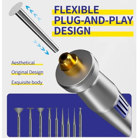 Полировочная машина Mechanic iRX8, с насадками, аккумуляторная Превью 2