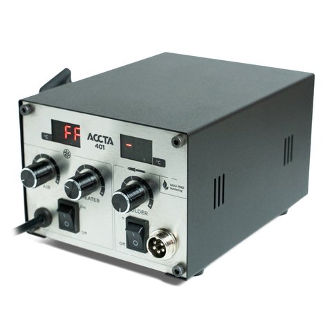 Термоповітряна паяльна станція Accta 401 Прев'ю 4