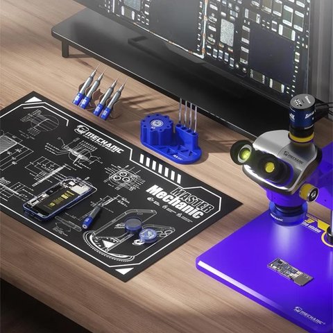 Коврик монтажный Mechanic V77, силиконовый, антистатический, 600 мм, 350 мм Превью 4