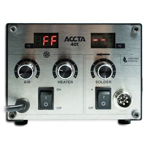 Термовоздушная паяльная станция Accta 401 (без паяльного жала) Превью 2