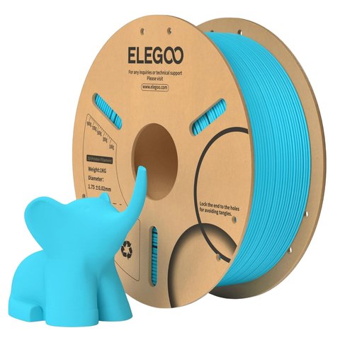 Філамент для 3D-принтера ELEGOO PLA Sky Blue, 1 кг Прев'ю 1