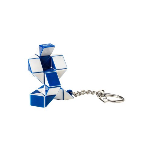 Мини-головоломка Кубик Рубика Rubik's Змейка (бело-голубая) Превью 1
